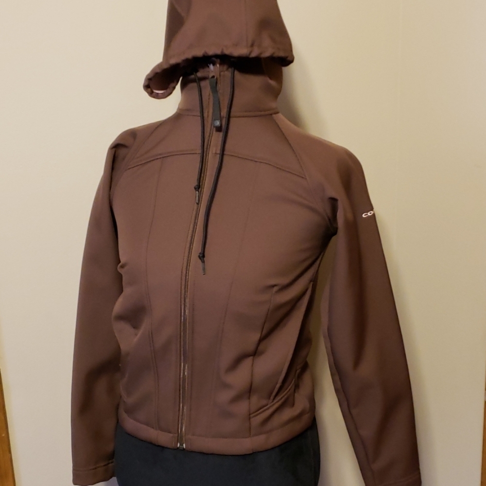 Columbia convert brown & pink board jacket